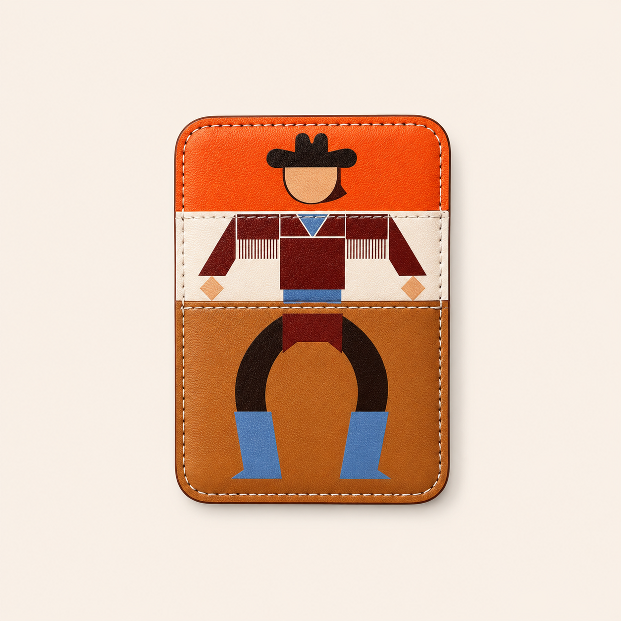Canvas Magnetic Card Holder