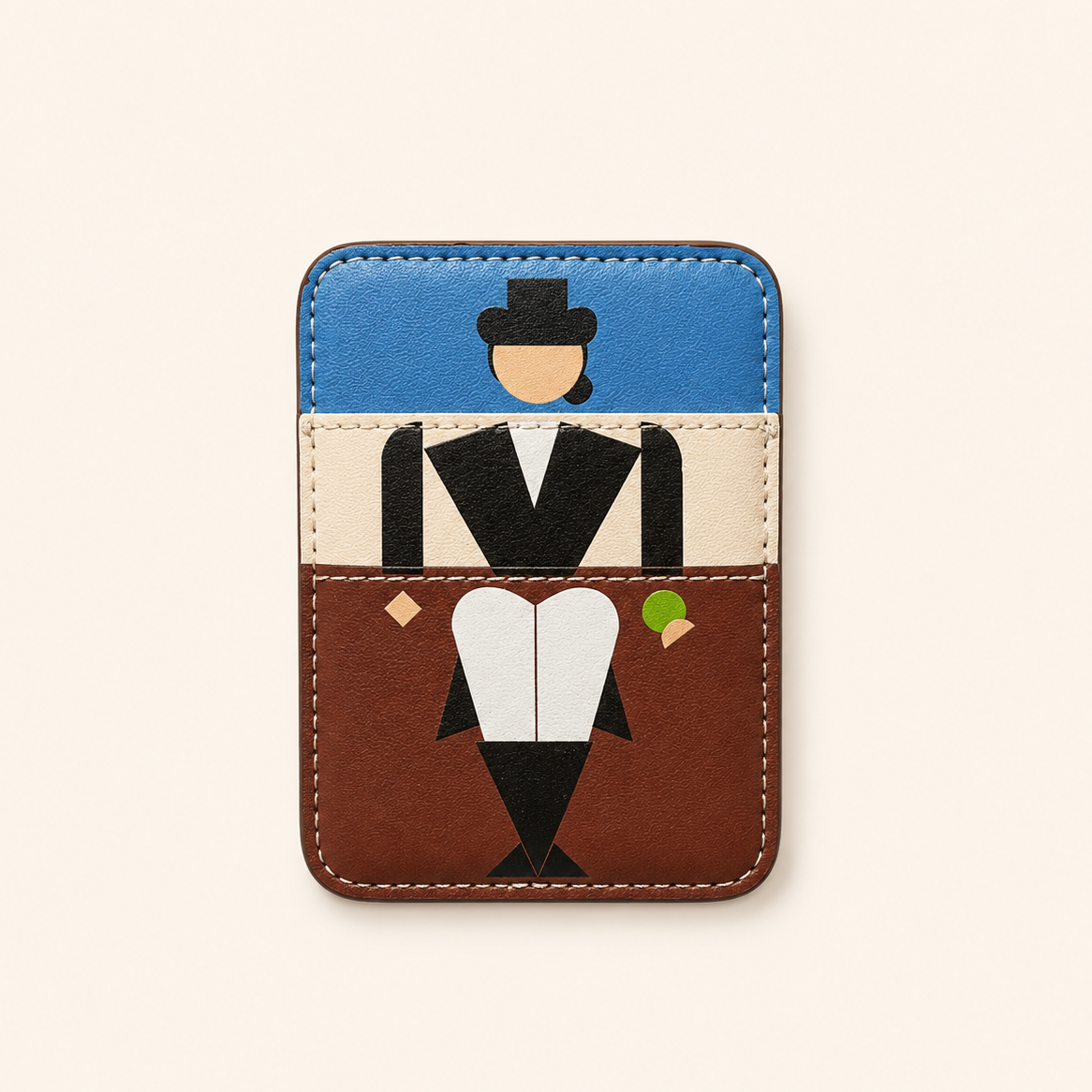 Canvas Magnetic Card Holder