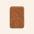 Leather Magnetic Card Holder