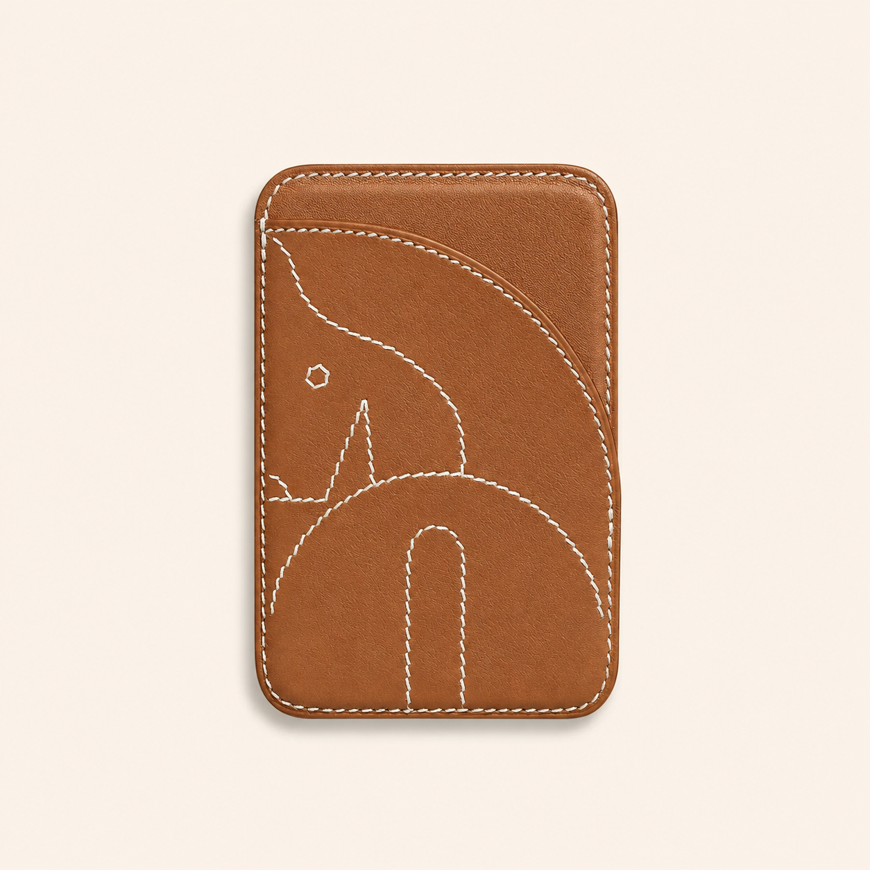 Leather Magnetic Card Holder