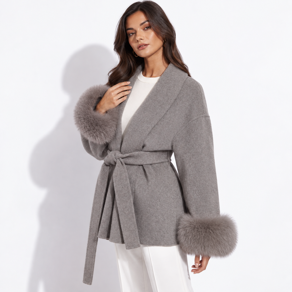 Valentina Fur Cuff Jacket