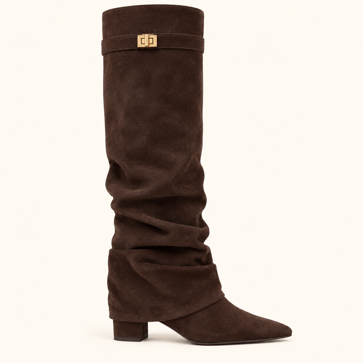 Suede Heeled Boots