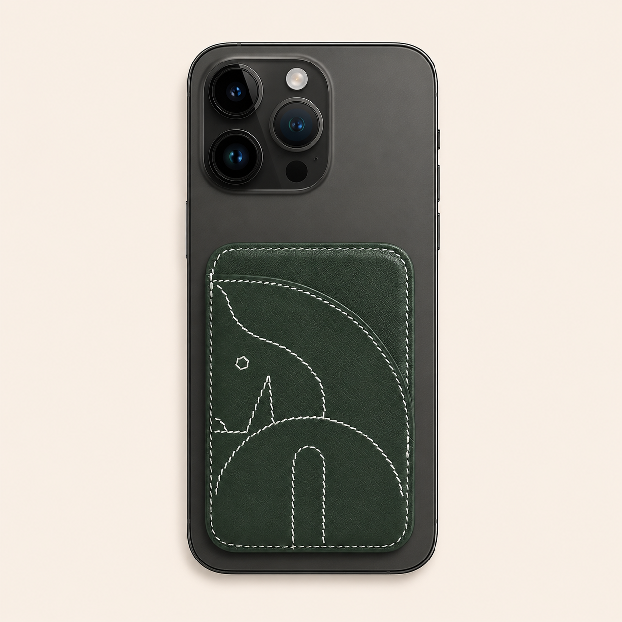 Leather Magnetic Card Holder