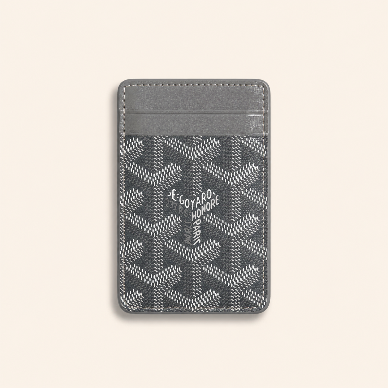 Monogram Magnetic Card Holder