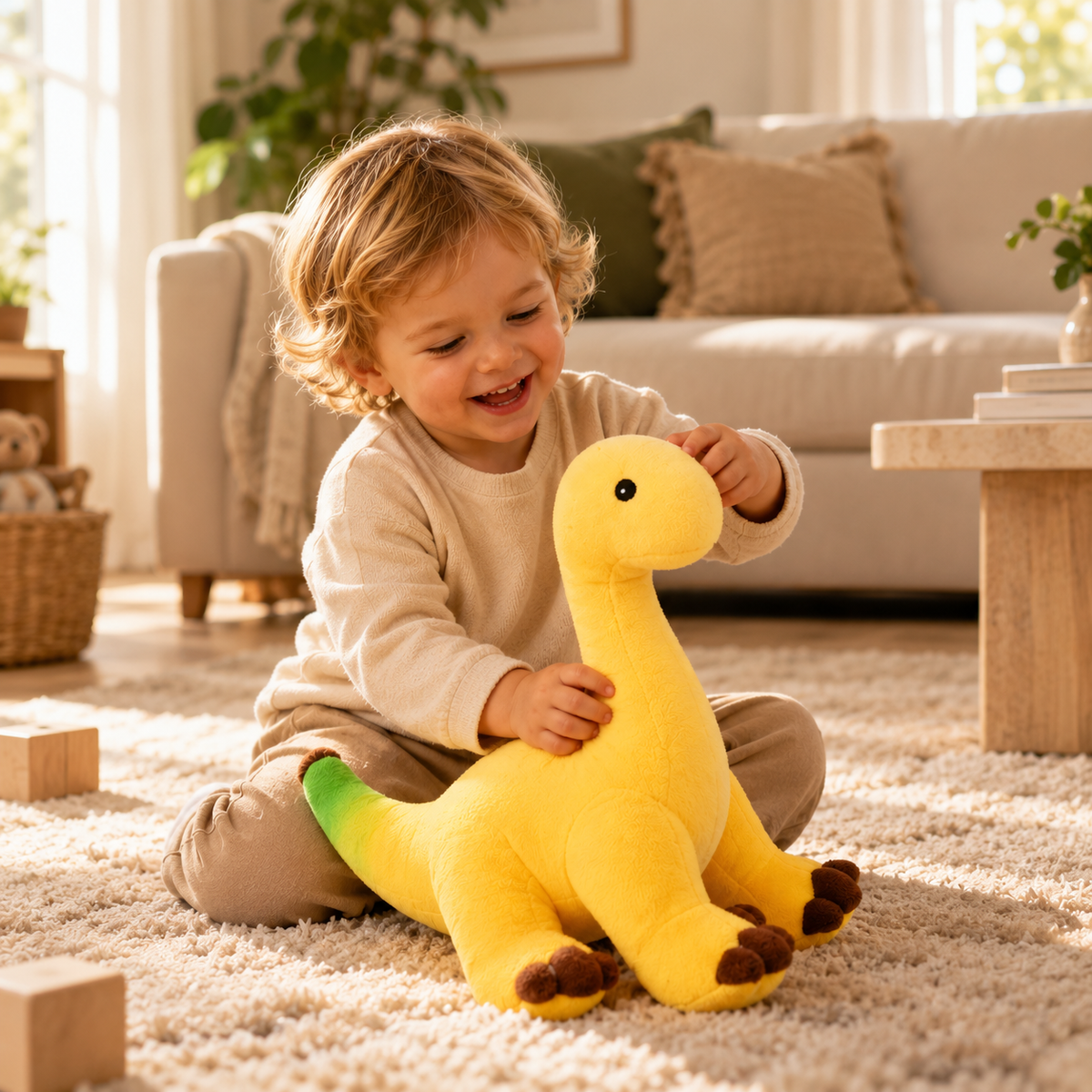 Banana Dinosaur Plush Toy