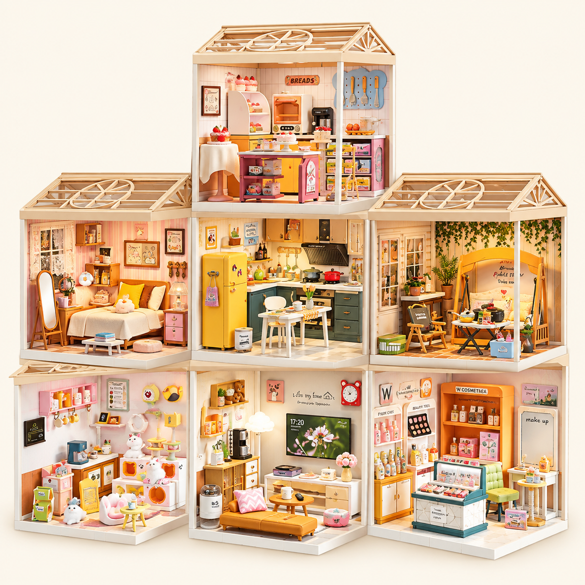 DIY Miniature Room Building Kit