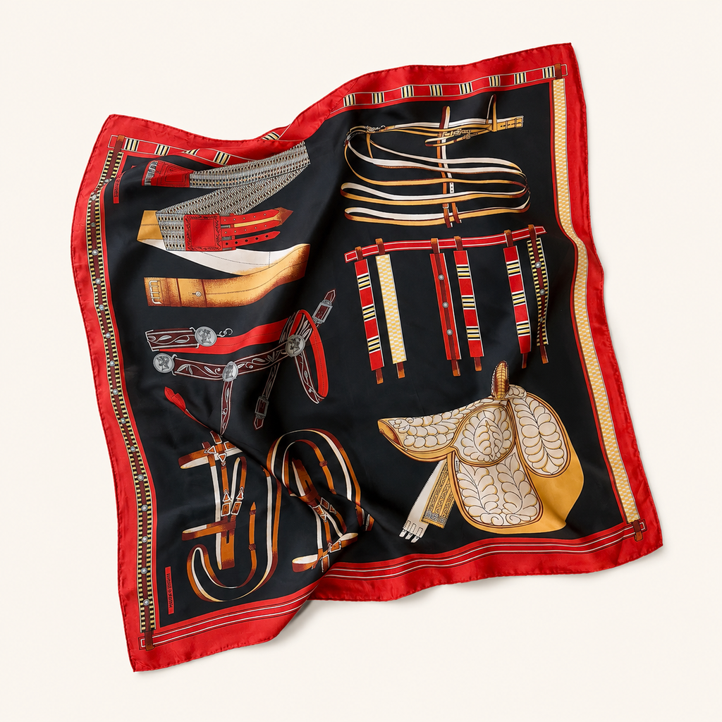 Equestrian Silk Scarf