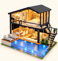 Poolside Villa  Miniature House