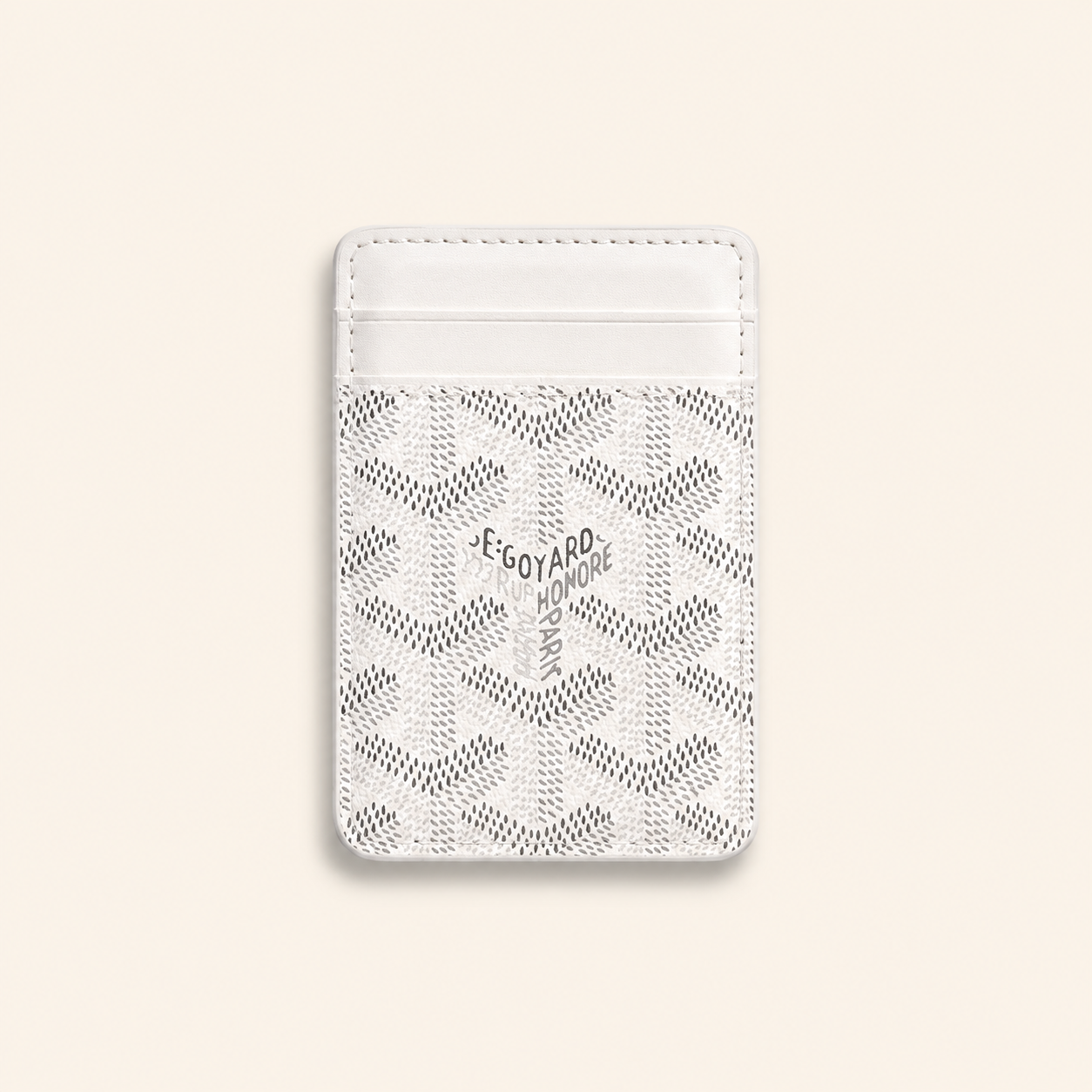 Monogram Magnetic Card Holder