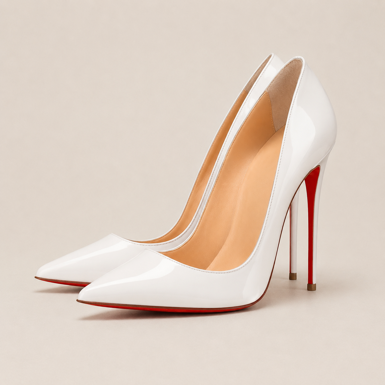 Red Bottom Heels White