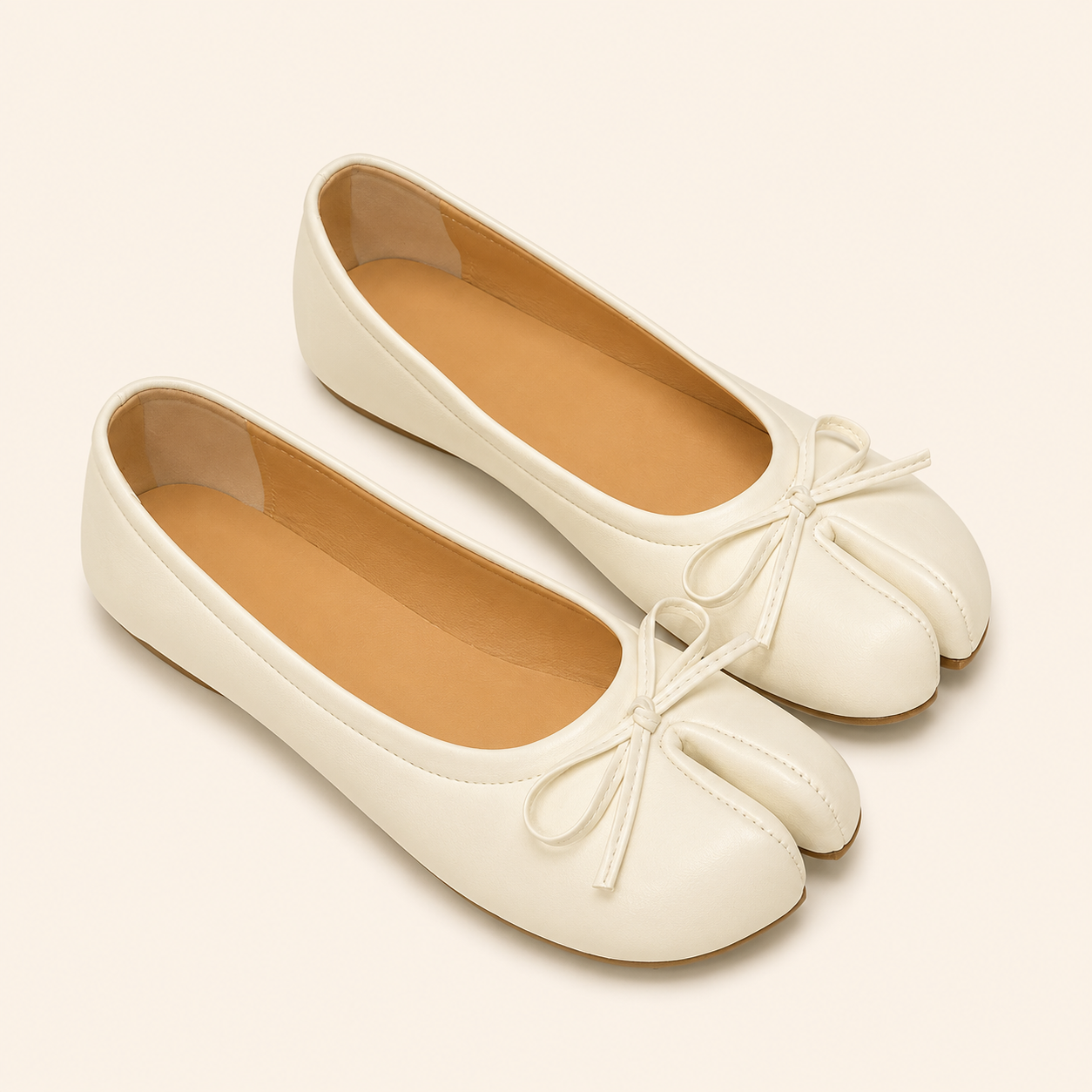 Split-Toe Ballet Flats